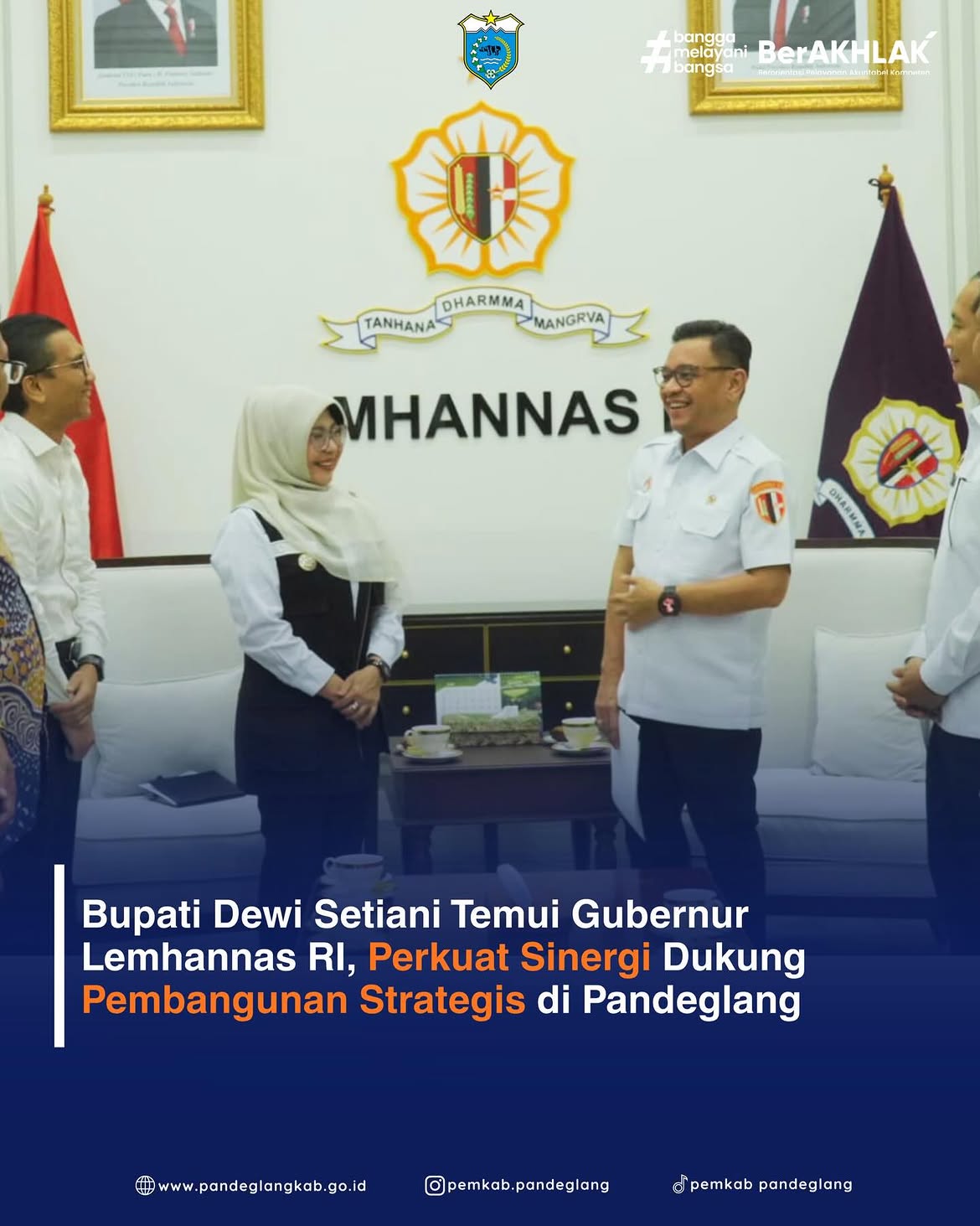 Bupati Dewi Setiani Temui Gubernur Lemhannas RI, Perkuat Sinergi Dukung Pembangunan Strategis di Pandeglang